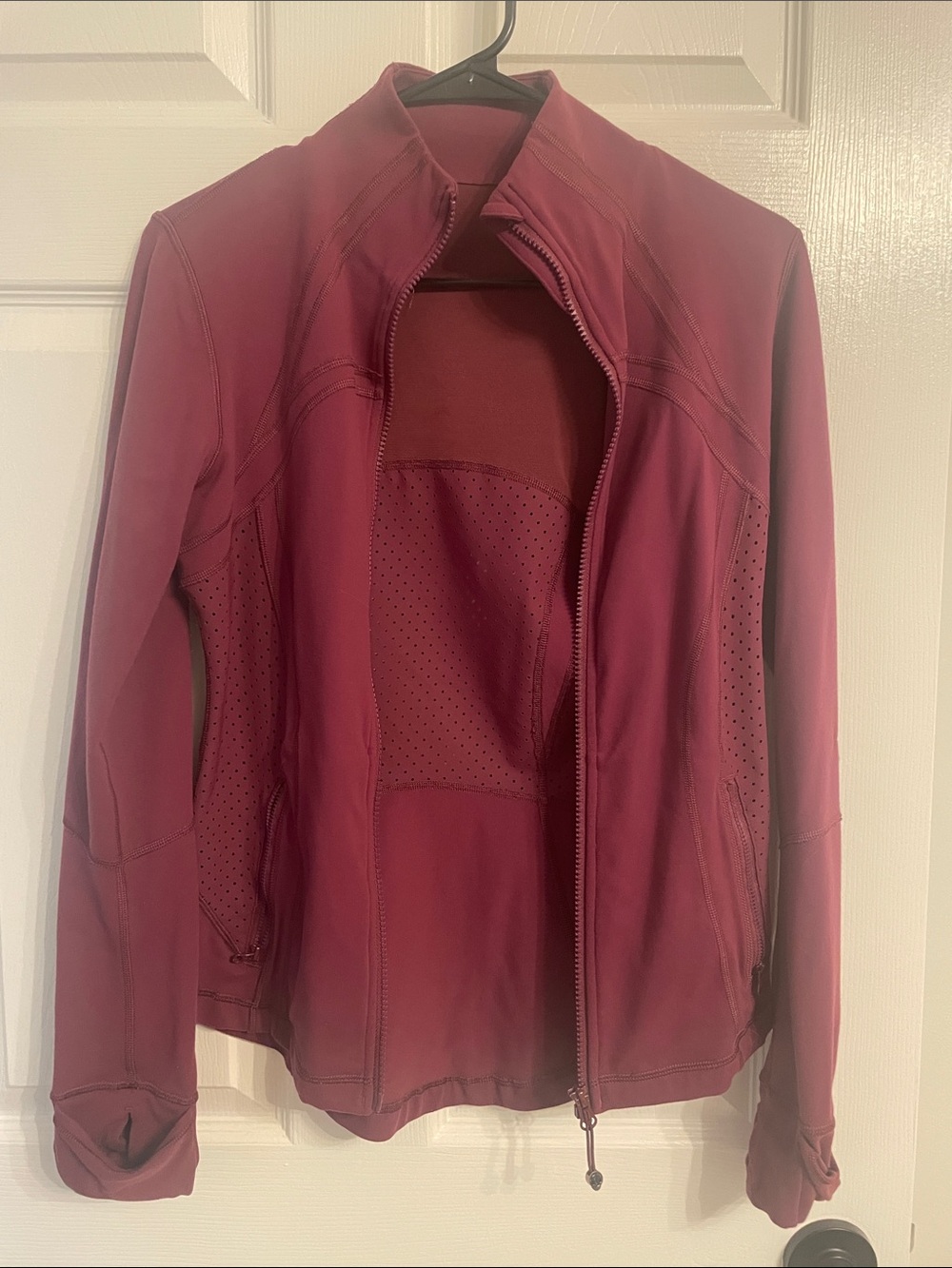 lululemon athletica Women's Bomber Jacket in Berry